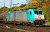 SNCB 2826 with a freight train near Gremberg yard in October 2015
