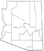 Location in Maricopa County and the state of Arizona