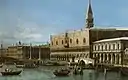 Venice The Molo with the Prisons and the Doges' Palace