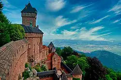 The Château du Haut-Koenigsbourg north of Colmar