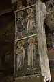 Pillar with saints