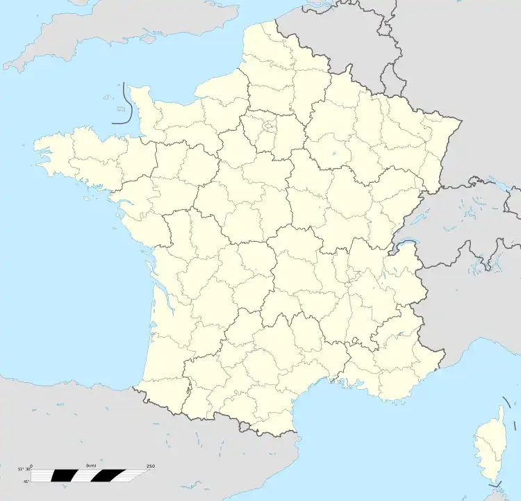 Strasbourg is located in France