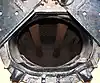 Thermic syphons, viewed through the firebox door