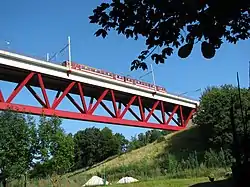 A portion of the current Hammer Bridge in what is now Belgium in 2007