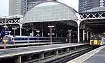 The mainline terminal platforms at London Bridge station in 2004