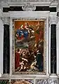 Virgin and Christ in Glory with St Liborius, Dominic, Lucy and others  by Ludovico Gimignani (Rospigliosi chapel)