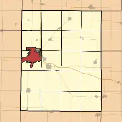 Location in Knox County