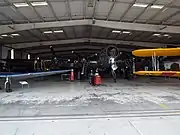 Boeing B-17 in the Mechanics Hangar.
