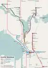 Map of the proposed network as of 2009