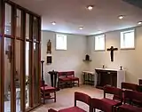 Side chapel in St Michael and St George's church, c.2004.