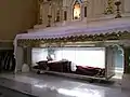 St. Magnus was a 3rd-century, Christian martyr whose relics were interred at St. Martin's Church in 1901. Previously they were at the Cistercian monastery in Agnani, Italy, and were originally removed from the Roman catacombs.