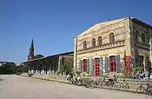 Two of the remaining goods sheds of Görlitzer Bahnhof