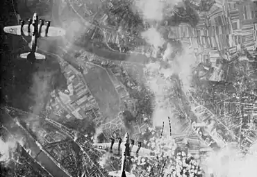 US Air Force bombing in 1944