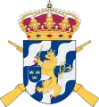 Coat of arms of the Älvsborg Regiment (I 15/Fo 34) 1977–1994 and the Älvsborg Brigade (Älvsborgsbrigaden, IB 15) 1994–1997.