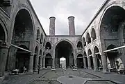 Interior of the Çifte Minareli Medrese in Erzurum (c. 1250)