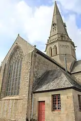 The church of Our Lady of Joy, in Merlevenez