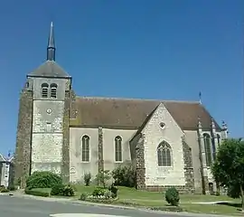 The church of Saint-Agnan, in Jars