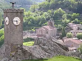 The church in Burzet