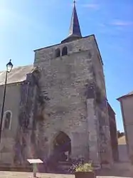 The church in Saint-Baudel