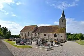 The church in Villedieu-lès-Bailleul