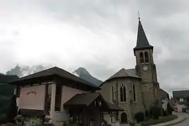 The church of Saint-Maurice, in Serraval