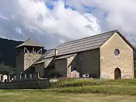 The church of Molines-en-Queyras