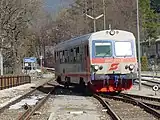 An ÖBB 5047 at Puchberg station