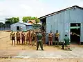 Phú Quốc recreates the prisoner roll call scene in Phú Quốc prison.