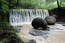 The Guneshli waterfall