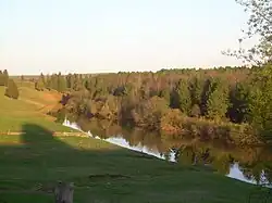 The upper flows of the Kama River near the selo of Sergino