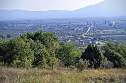 Panoramic view of the village