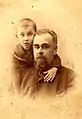 Victor with his godfather. 1888-1890.