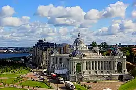 View to the Agricultural Palace and Palace Square