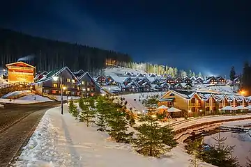 Bukovel - is the largest ski resort in Eastern Europe and Ukraine