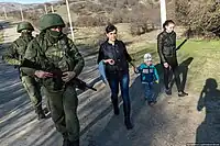 Little green men in Crimea wearing Flora variant of 6B23 (2014)