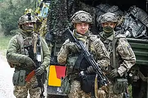 Brigade's soldiers prepare for movement during «Saber Junction-2018».