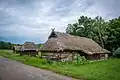 Farm buildings, Pyrohiv Folkways Museum