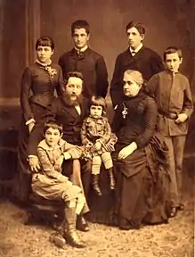 photograph of the Alchevsky family