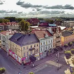 Old town of Sovetsk, with German-era buildings