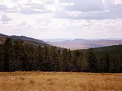 Slopes of the Monostoy Range of the Selenga Highlands in Selenginsky District