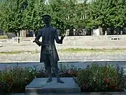 Poloz Mukuch's statue in Gyumri