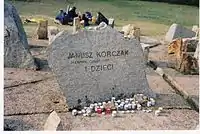 Commemorative stone at Treblinka