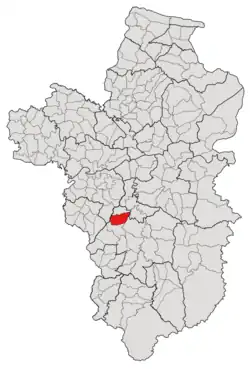 Subdistrict location in Ubon Ratchathani province