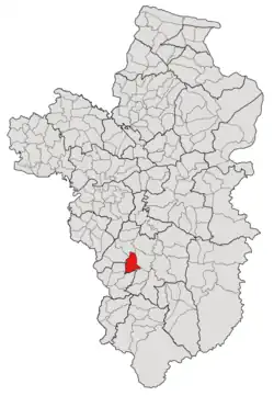 Subdistrict location in Ubon Ratchathani province