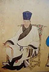 Ming man wearing shenyi.