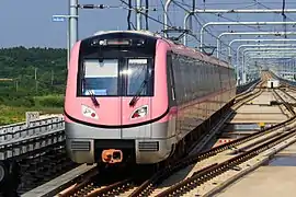 A train of Nanjing Metro Line S7