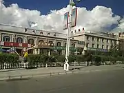 Street landscape in Chaka Town.