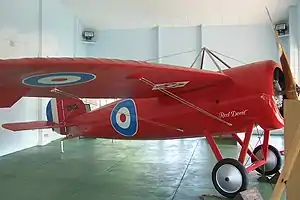 Harry Butler's Red Devil is on display in Minlaton