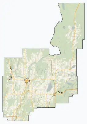 White Gull is located in Athabasca County