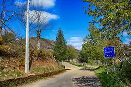 Entrance into Rihonor de Castilla, Spanish-Portuguese border